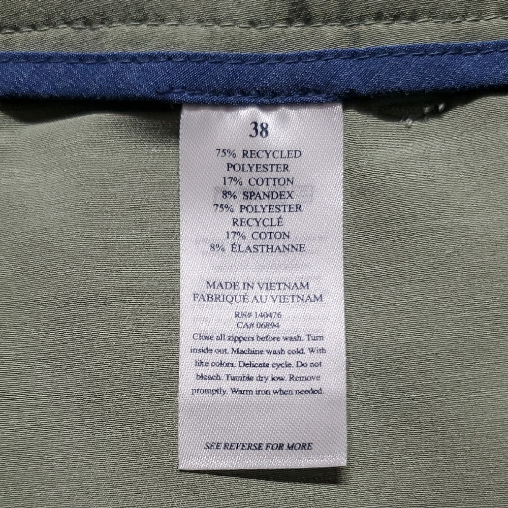 Faherty Light Sage Green Flat-Front Drawstring Sh… - image 5